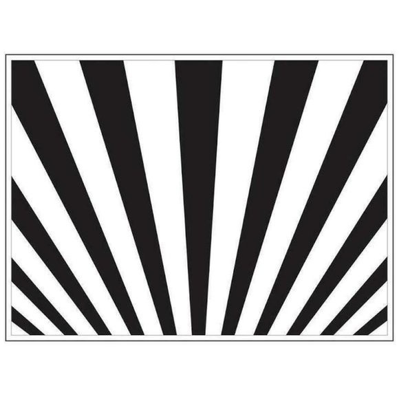 Darice Embossing Folder Sunrays Scrapbook Paper Crafts Card Making - Picture 1 of 5